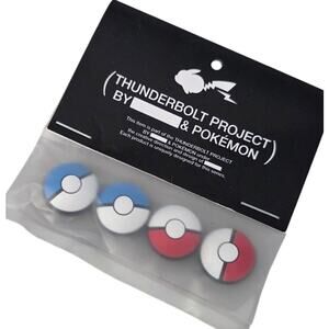 NEW Thunderbolt Project Pokemon Nintendo DS Joy Stick Covers Red Blue